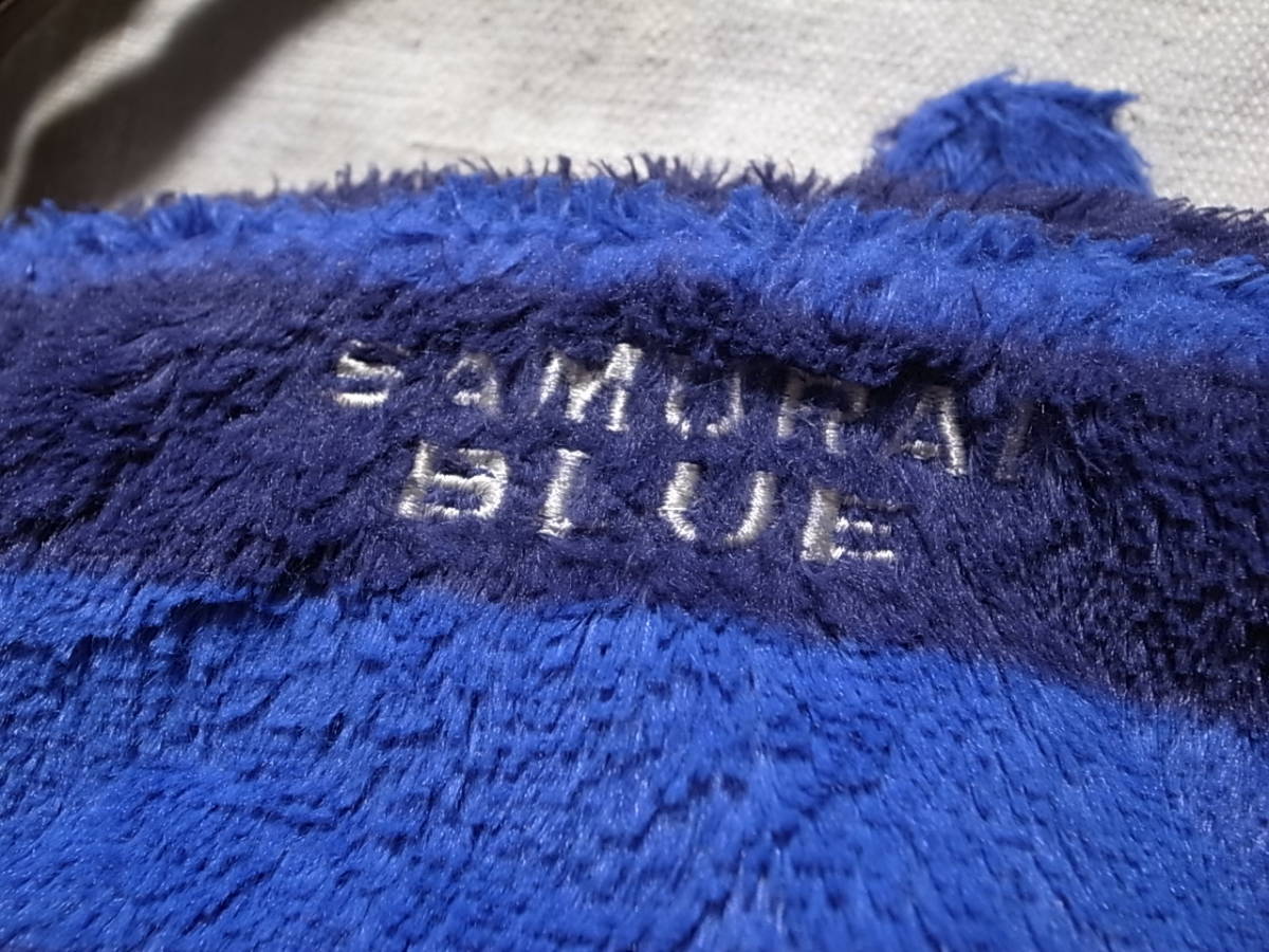 ●クラフトホリック CRAFTHOLIC スロース SLOTH ミニポーチミニ SAMURAI BLUE ネイビー ブルー ストライプ クマ型宇宙人 サッカー日本代表_画像7