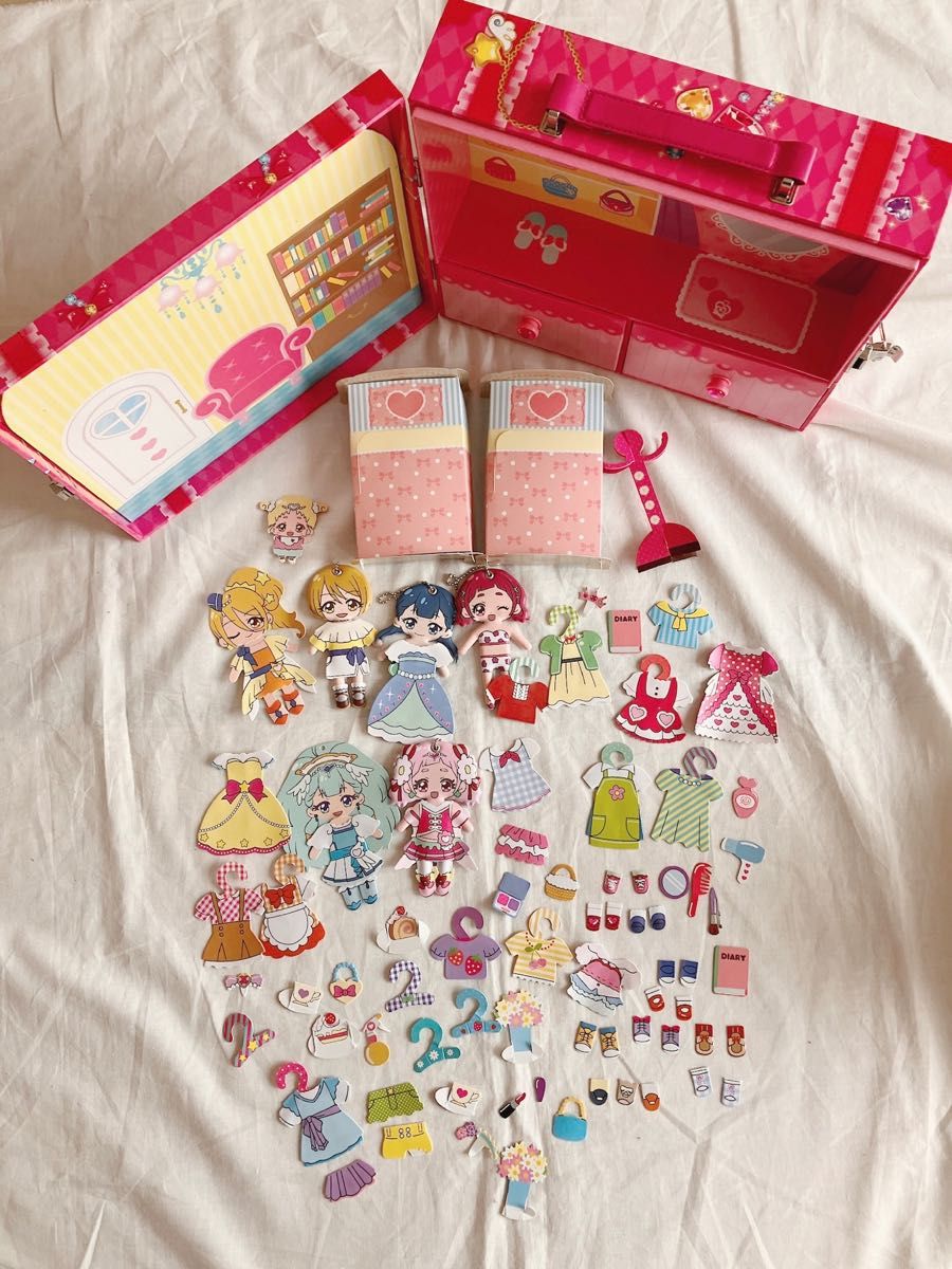 サンスター文具 HUGっと!プリキュア きせかえおしゃれトランク　ぷりきゅあ