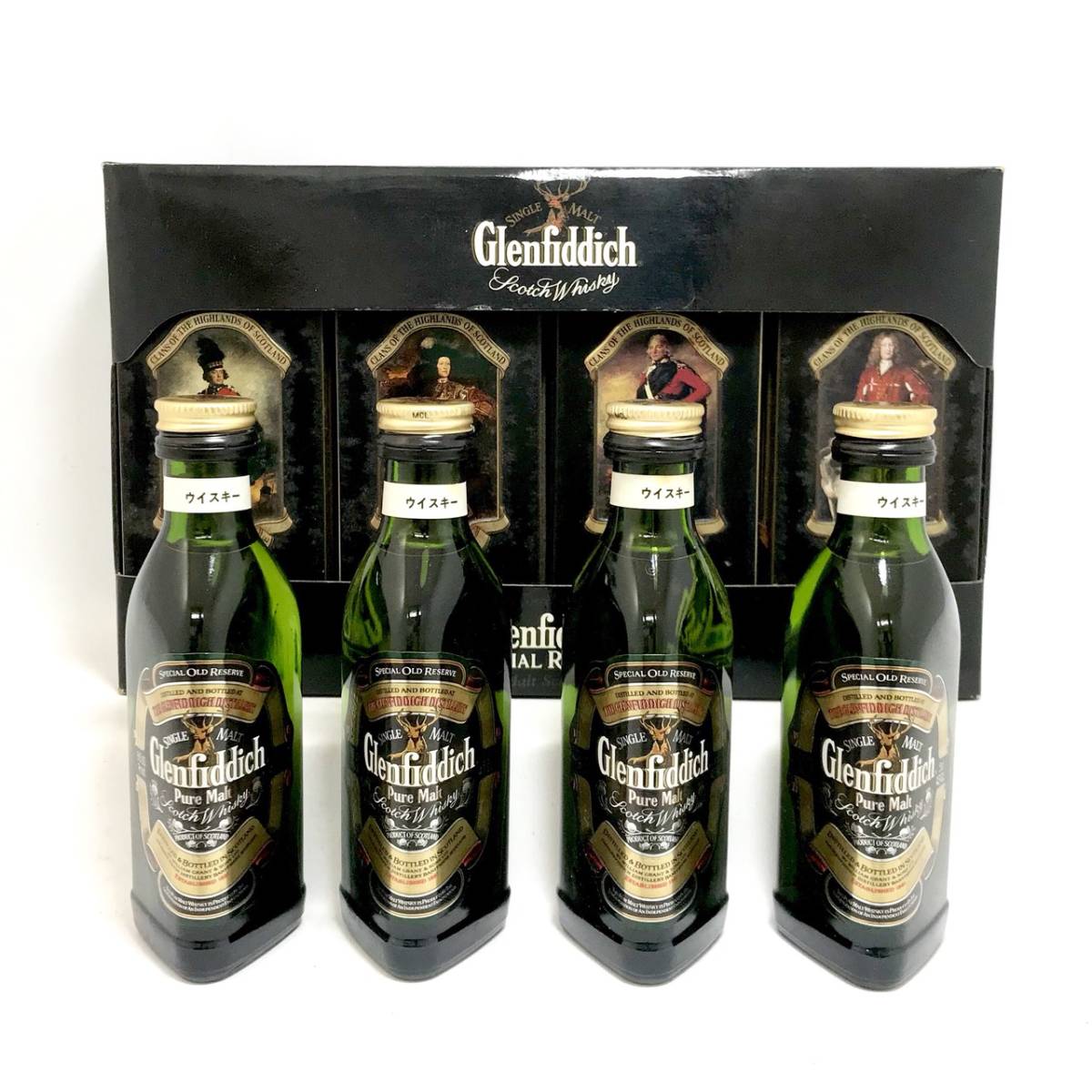 古酒 Glenfiddich Special Reserve グレンフィディック スペシャルリザーブ ミニボトル 4本セット50ml 43 箱付 未開栓 ウィスキー好きのウィスキー通販blog