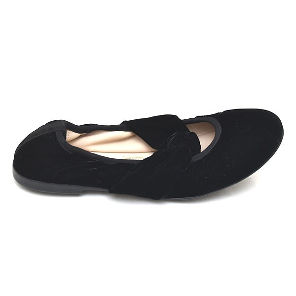  new goods unused goods Emporio Armani EMPORIO ARMANI Velo Avand ballet shoes flat shoes black black 35( approximately 22cm) sh23-0186