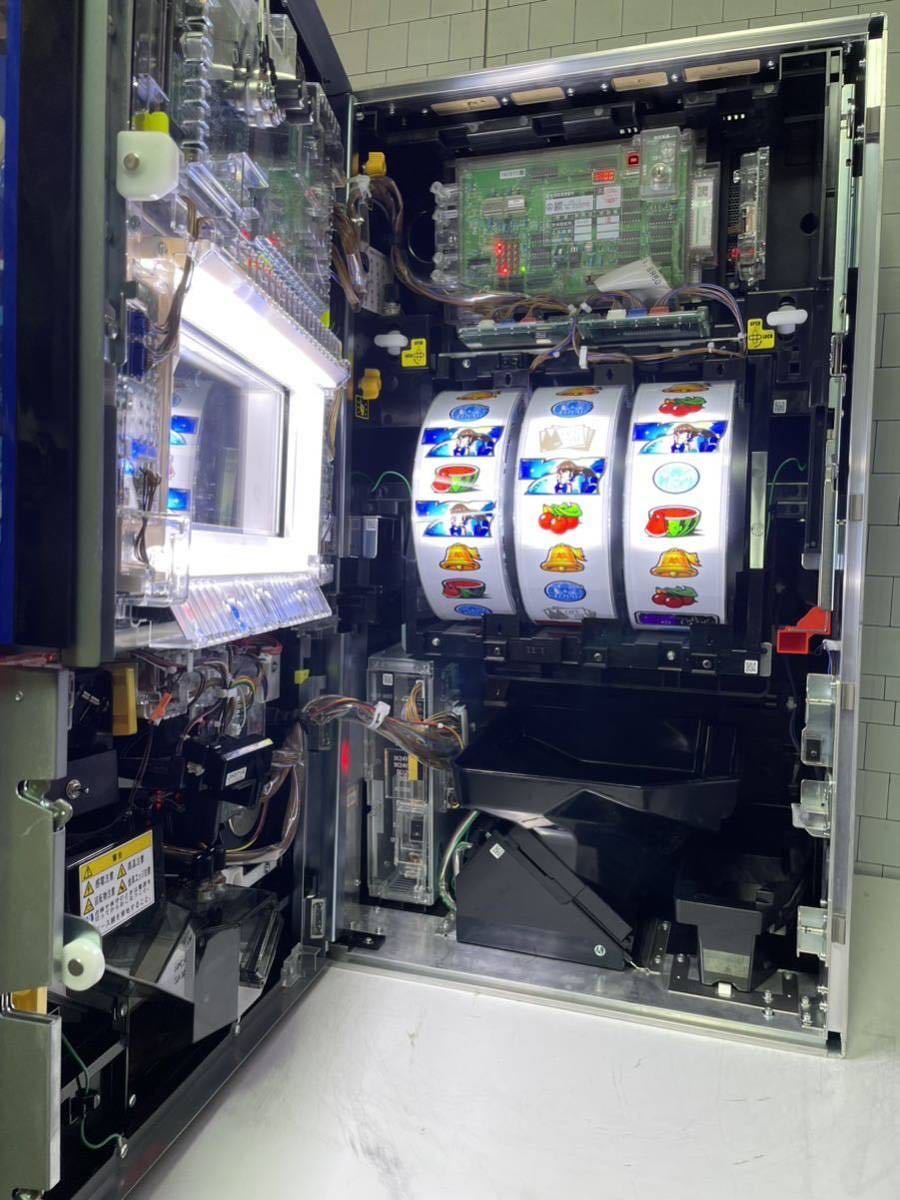 Sキャッツ アイ 平和 コイン不要機付 家庭用電源 パチスロ実機