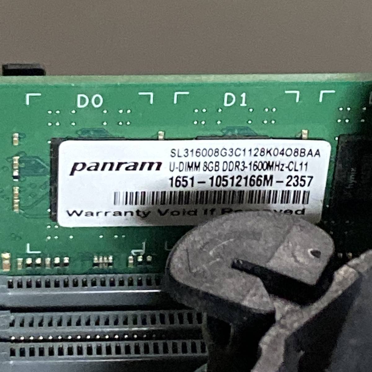【中古】ECS H110M-SI01 I/Oパネル i5-7400 DDR3 8GBメモリ 1枚 Win10Homeプロダクトキー / LGA1151 MicroATXの画像6