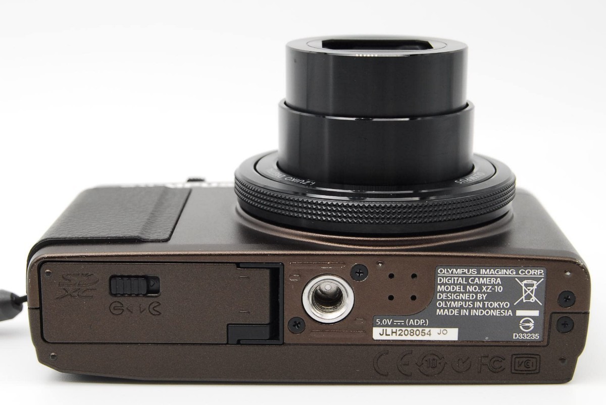 極上美品】 OLYMPUS オリンパス デジタルカメラ STYLUS XZ-10 1200万画素 裏面照射型CMOS F1.8-2.7レンズ ブラウン  XZ-10 BRW 管:1585