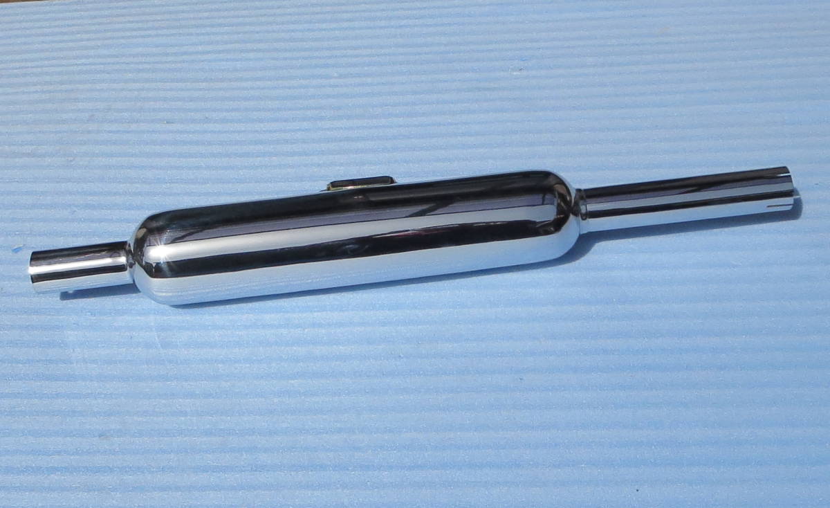 カワサキW1SA純正 マフラー 右側のみ の再メッキ が綺麗 W1 W1S W3 W1E