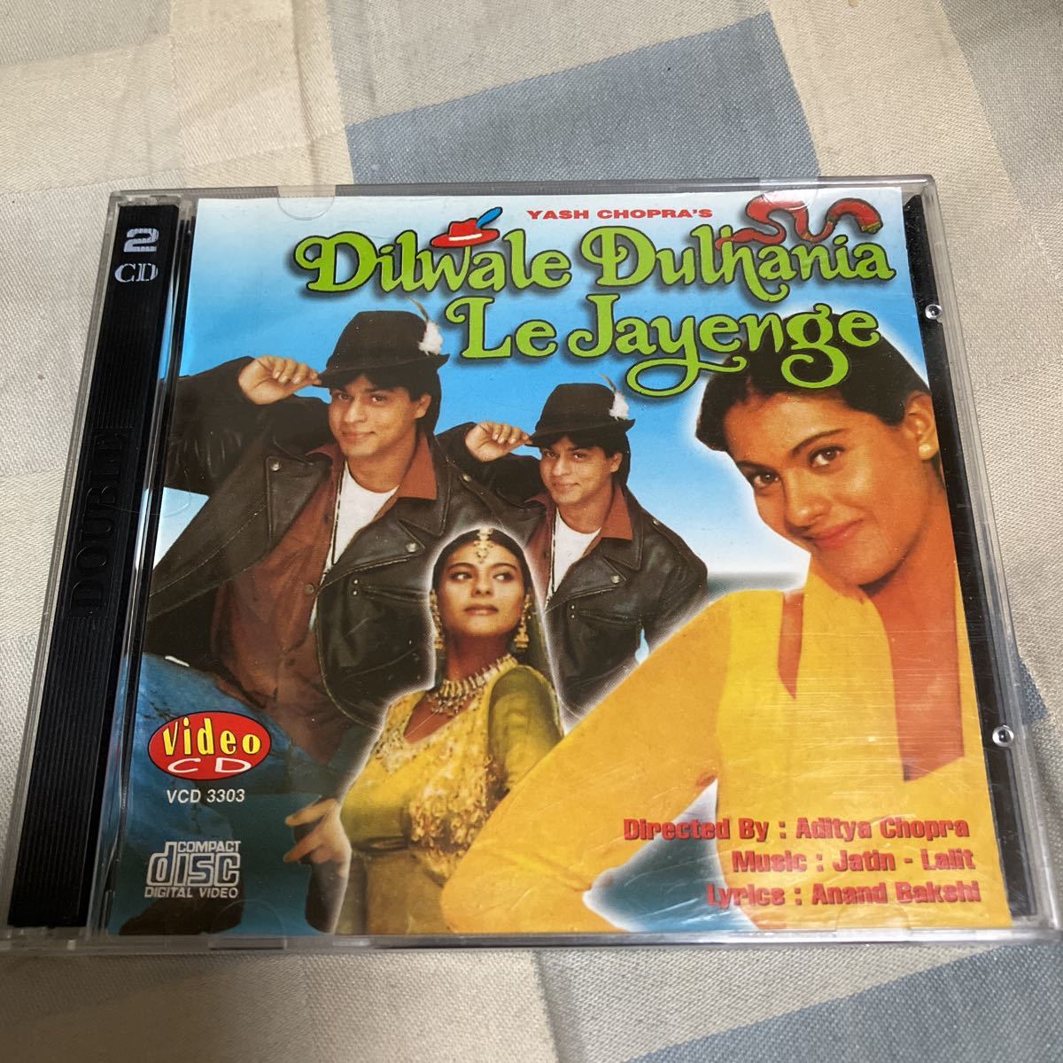 インド映画「DILWALE DULHANIA LE JAYENGE」VCD3枚組、シャー・ルク・カーン、カジョール、DDLJ_画像1