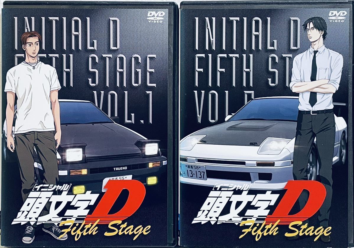 頭文字D イニシャルD FifthStage 5th 全７巻　レンタル版DVD 全巻セット　アニメ　fifth