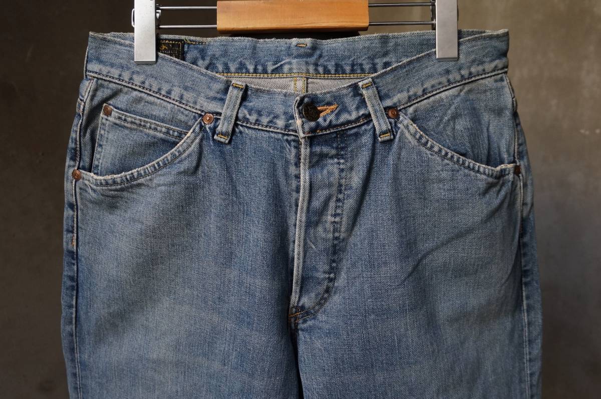90s 日本製 リー Lee E524 復刻 60s 101B 片耳 デニム ボタン 90s 日本製 リー Lee E524 復刻 60s 101B 片耳 デニム ボタン