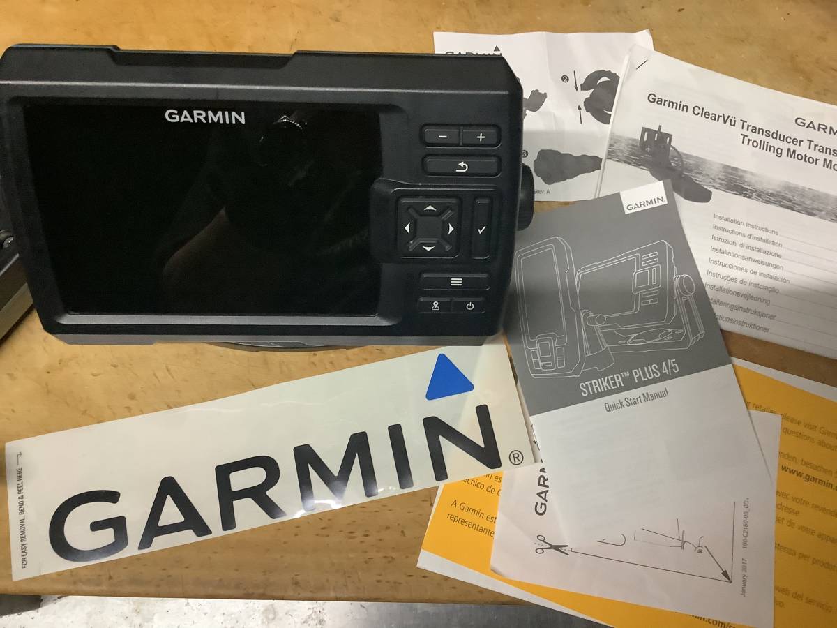 GARMIN ガーミン STRIKER PLUS 5CV+TRANDUCER ストライカープラス GPS
