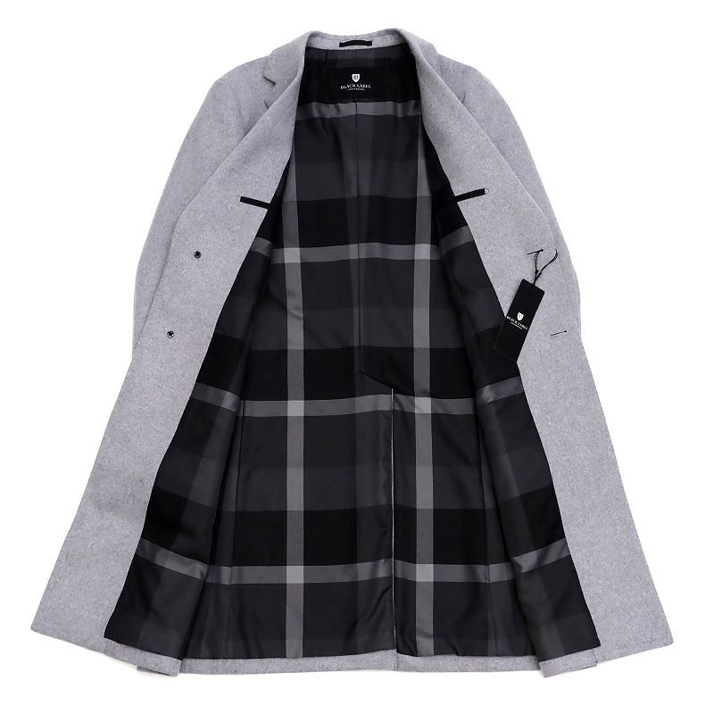 D0468S 新品 BLACK LABEL CRESTBRIDGE/カシミヤ混 チェスターコート