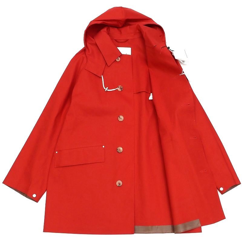 D04115 未使用品 MACKINTOSH/ゴム引き オーバーサイズ フーデッド