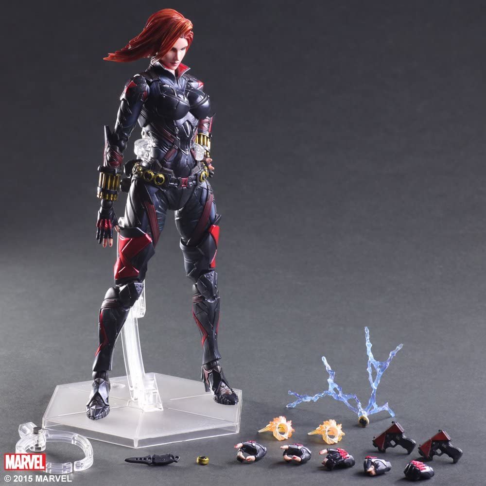 MARVEL UNIVERSE VARIANT PLAY ARTS改 ブラックウィドウ フィギュア スクウェア・エニックス マーベル プレイアーツ 未開封新品 送料無料の画像8