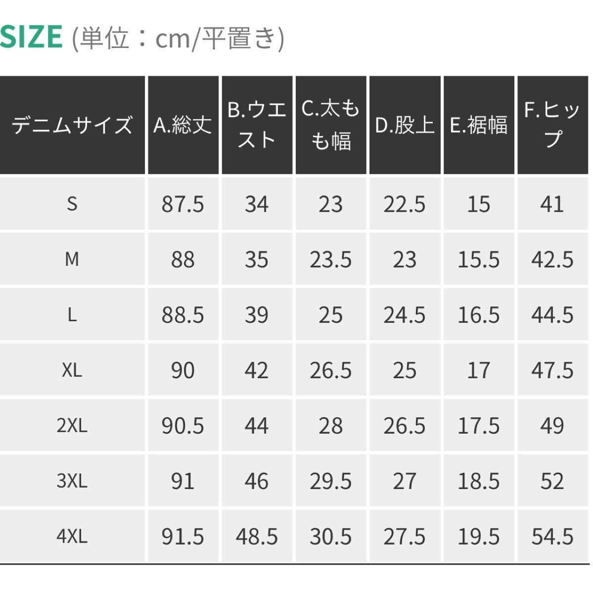 大きいサイズ　Hotping ホットピング チョアパンツ　インディゴブルー　4XL ダメージディテールカットオフデニムパンツ