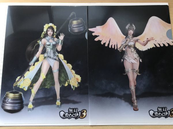 無双OROCHI3　プレミアムBOX特典クリアファイル　井伊直虎 関銀屏 真田幸村 石田三成 曹丕 呂布 織田信長 趙雲　合計8枚(8565)_画像5