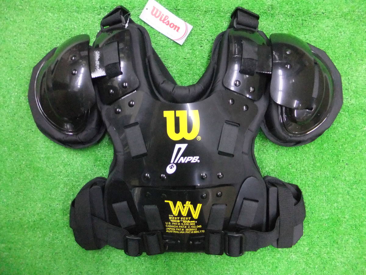 NPB仕様☆ウィルソン2023審判プロテクターWTA3211NP サイズ:M/L ☆35200→ 25%OFF! 未使用!ウィルソン審判防具プラチナ!
