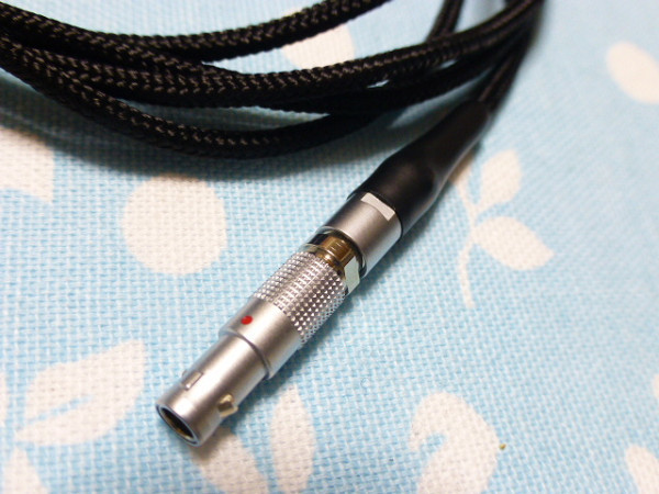 AKG K812 K872 用ケーブル 8N-ofc 芯線抜き出し 四芯構造 3.5mm3極 ステレオミニ 130cm (6.3mm L字 3.5mm 変更可) iPod iPhone スマホ 等へ