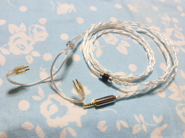 FitEar 6N純銀撚り線 + 銀メッキOFC 八芯 ブレイド編 2 5mm4極 FitEar 6N純銀撚り線 + 銀メッキOFC 八芯 ブレイド編 2 5mm4極