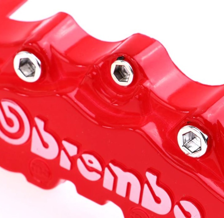 *brembo Logo * all-purpose brake caliper cover / yellow /2pcs/ heat-resisting ABS made /250x65x40mm/