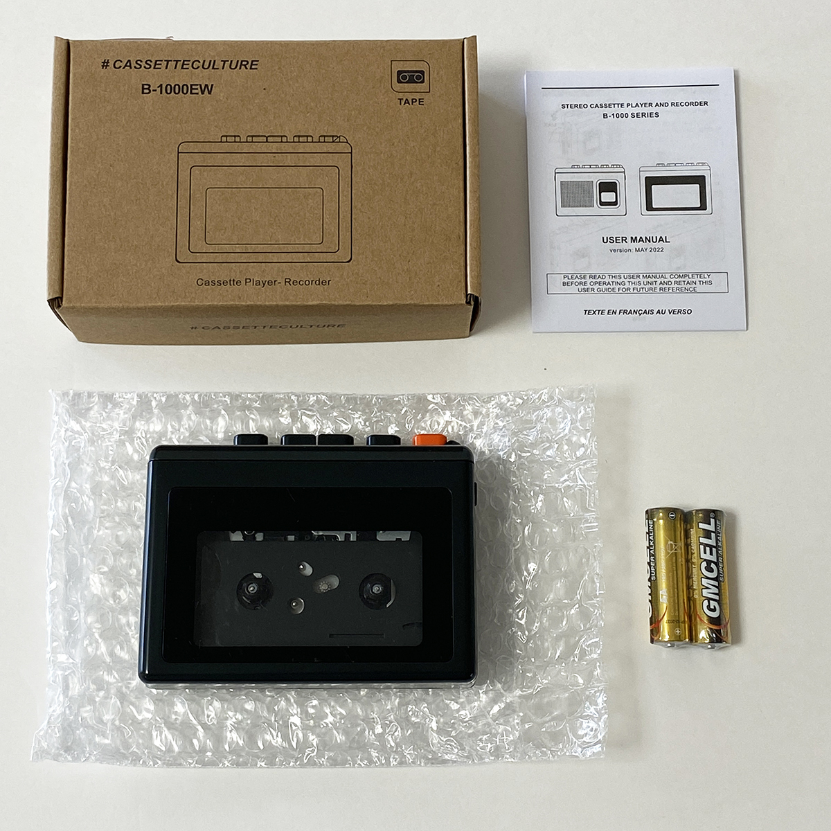 ステレオカセットプレーヤー/レコーダー B-1000EW フランス RECORDING
