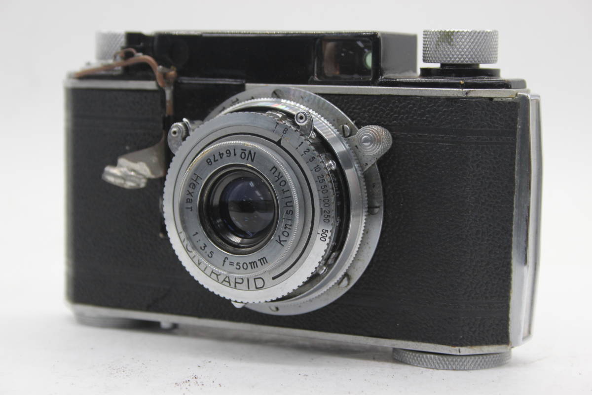 【訳あり品】 小西六 Konishiroku Hexar 50mm F3.5 カメラ C4382