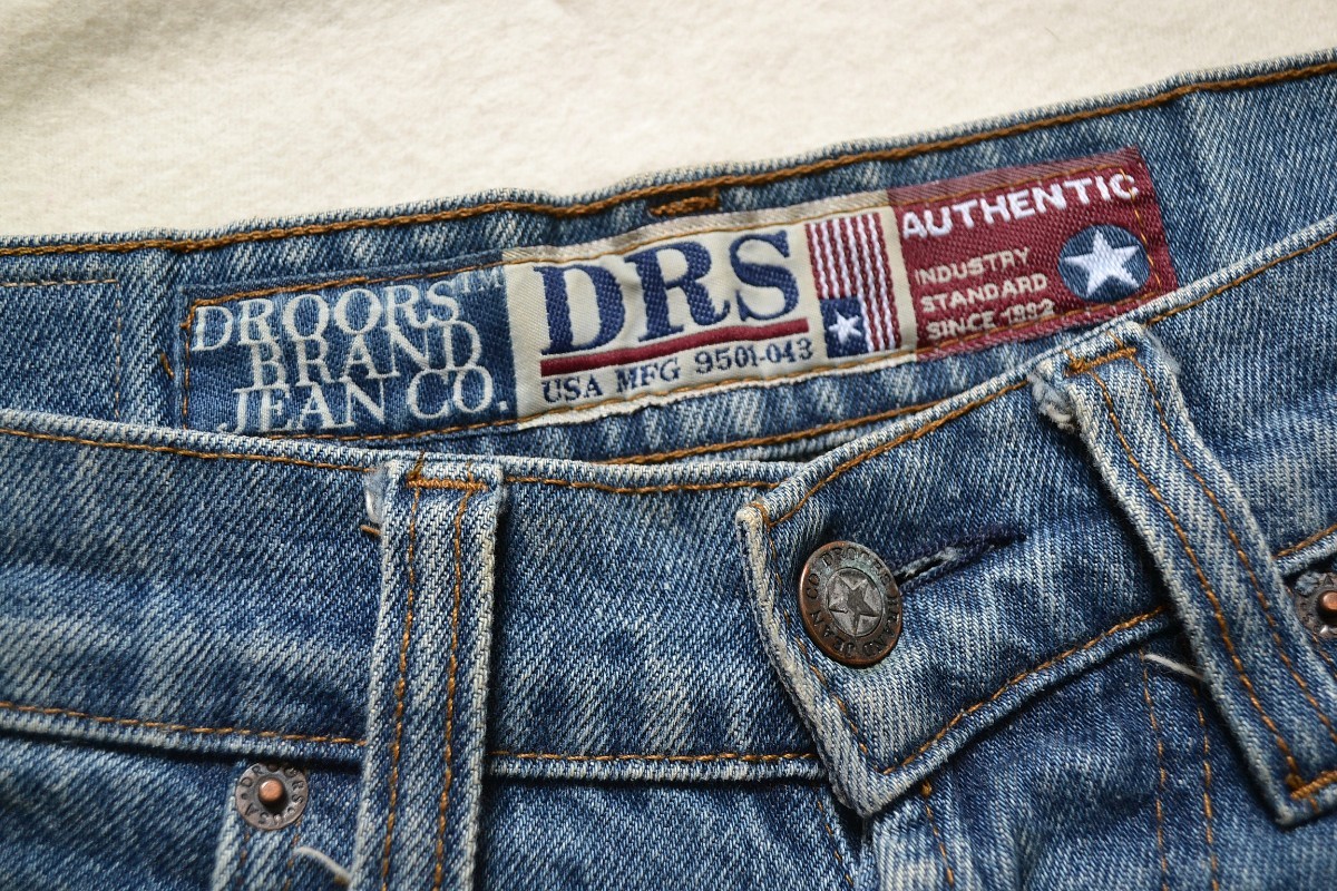 90'S MADE IN USA】DROORS ドロアーズ ジーンズ デニムパンツ 32 old