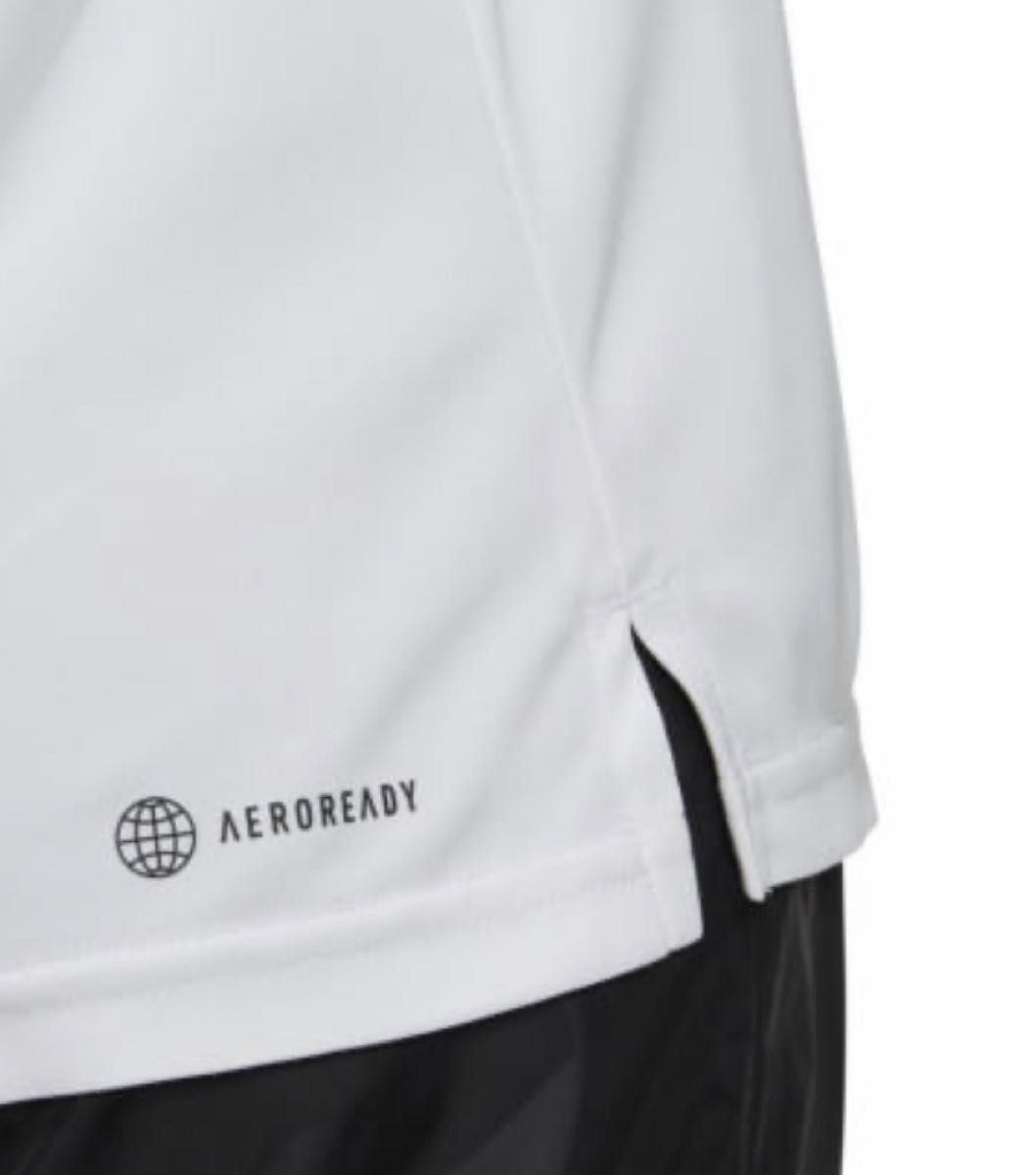 アディダス ルーズフィット テロ ダブルニット半袖Tシャツ 背中 プリーツ レディース Mサイズ スポーツ用 AEROREADY