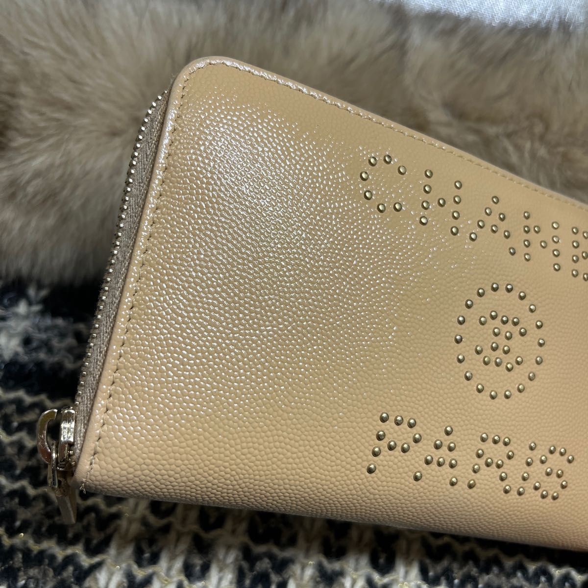 超美品!超レア☆CHANEL ドーヴィル キャビアスキン☆ラウンドジップ