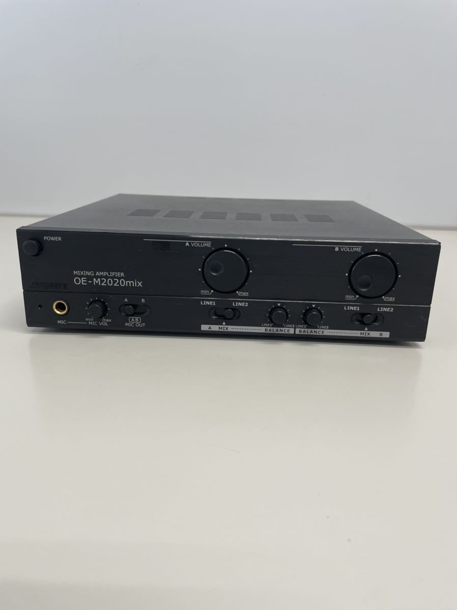 MSSIIVEo-smi electro- machine OE-M2020mix MIXING AMPLIFIER / mixing amplifier * Powered mixer stereo power amplifier used operation verification ending 