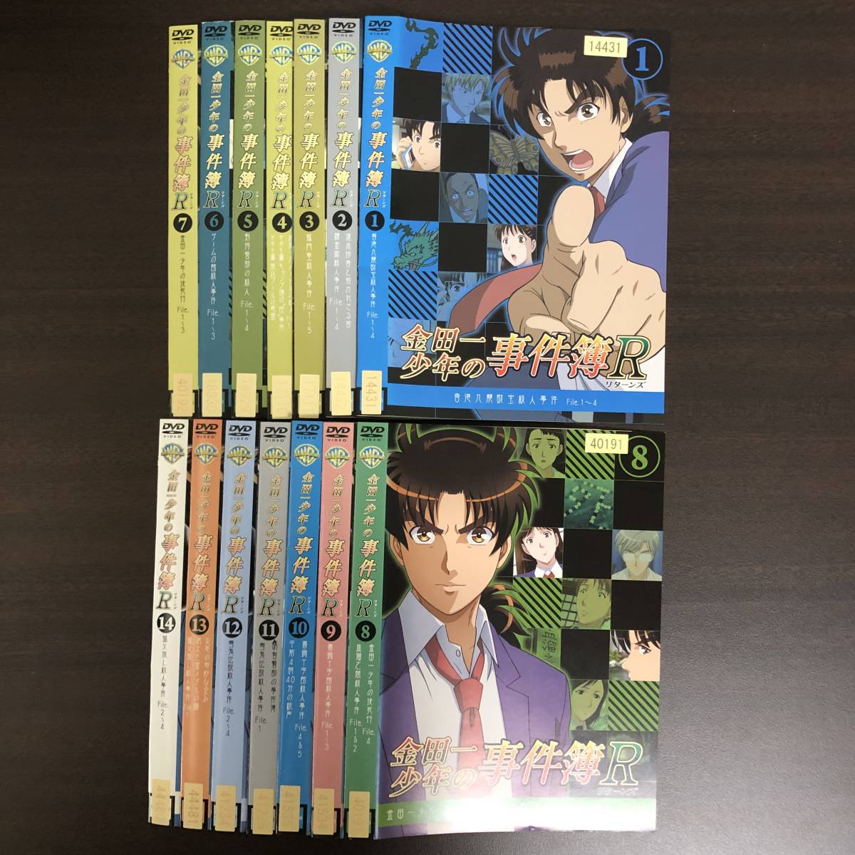 レンタル使用済】DVD アニメ 金田一少年の事件簿R リターンズ 全14巻