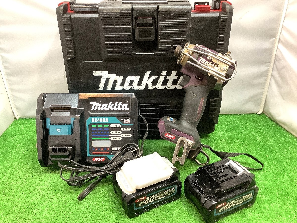 女性が喜ぶ♪ 中古 makita マキタ 40Vmax 充電式 インパクトドライバ