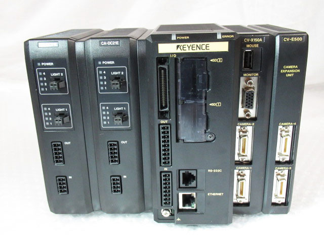 KEYENCE キーエンス 画像処理センサ CV-X150A / CV-E500 / CA-DC21E 管理5N0331A-F1