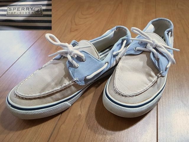  beautiful goods SPERRYs Perry TOP SIDER top rhinoceros da- deck shoes lady's 9M approximately 26.