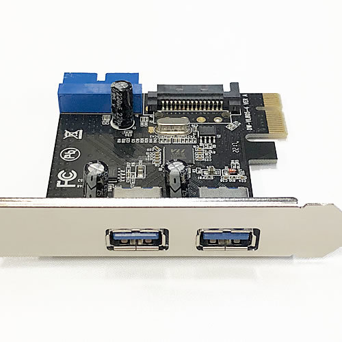 【C0093】 ☆ PCI Express to USB 3.0×2＋内部19ピン拡張カード SATA電源☆ PCに USB 3.0を2ポート拡張の画像6