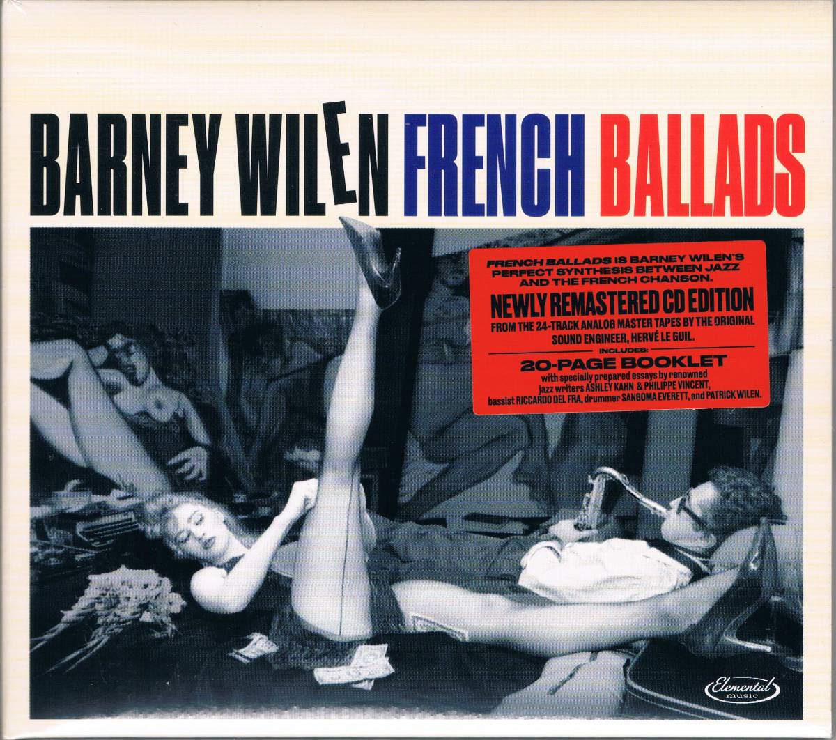 Newly Remastered◆ワンホーン★バルネ・ウィランBarney Wilen/French Ballads+4の画像1