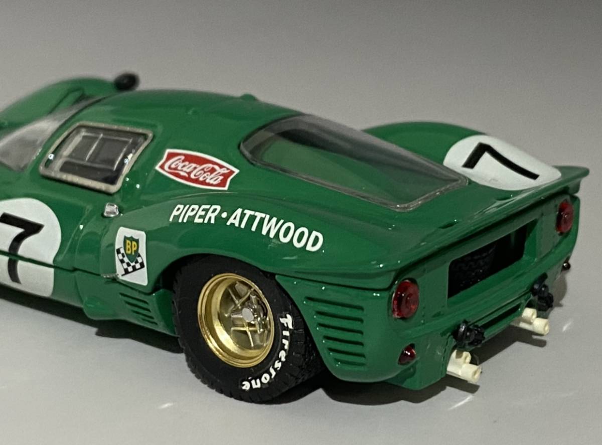 Bang 1/43 Ferrari 412 P #7 5位 Kyalami 9h 1967 ◆ Piper / Attwood ◆ フェラーリ バング 7148_画像10