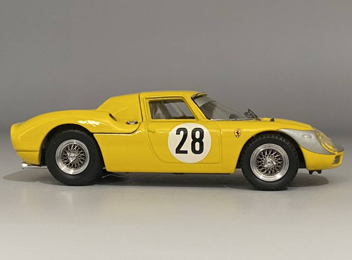 Best Model 1/43 Ferrari 250 LM #28 Paris 1000km 1966 * Gustave Gosselin / Pierre Noblet * Ferrari Best Model 9166