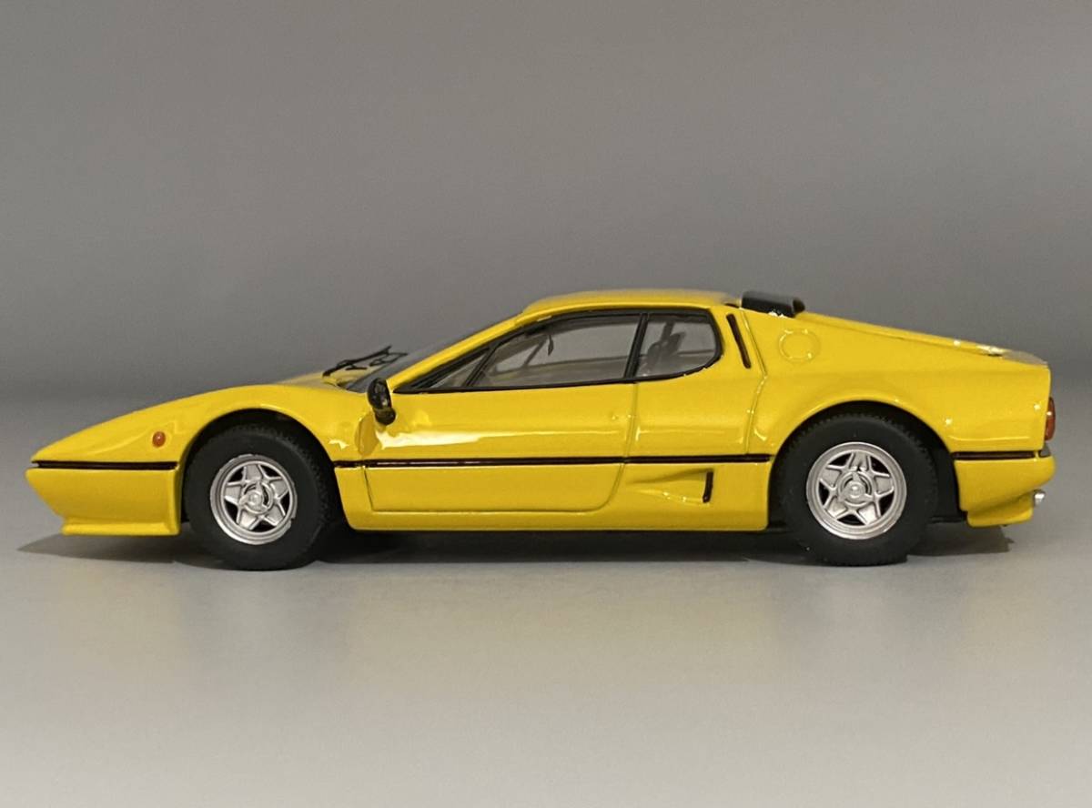 Best Model 1/43 Ferrari 512 BB 1976 Giallo ◆ Predecessor - Ferrari 365 GTB/4, Successor - Ferrari Testarossa ◆ フェラーリ 9265_画像6