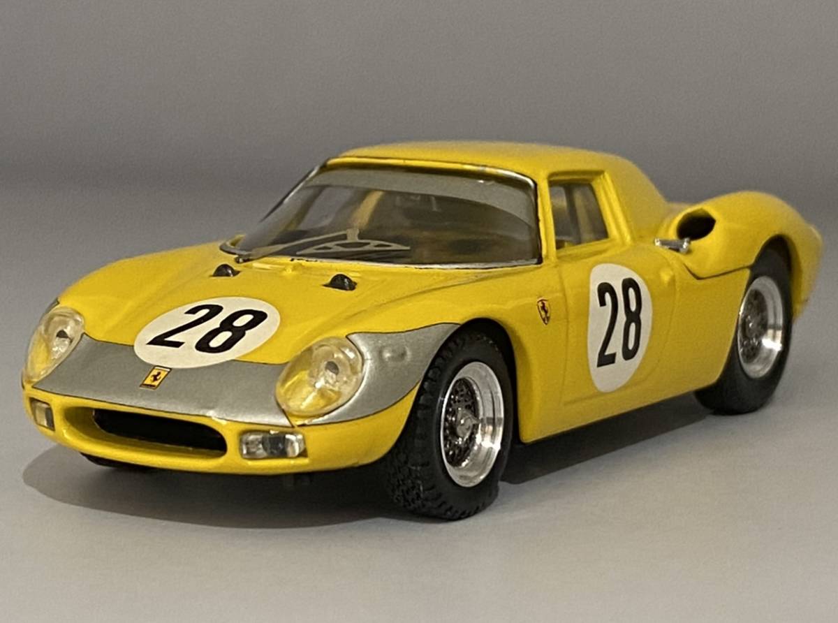 Best Model 1/43 Ferrari 250 LM #28 Paris 1000km 1966 * Gustave Gosselin / Pierre Noblet * Ferrari Best Model 9166