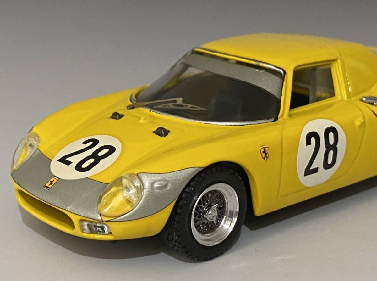 Best Model 1/43 Ferrari 250 LM #28 Paris 1000km 1966 * Gustave Gosselin / Pierre Noblet * Ferrari Best Model 9166