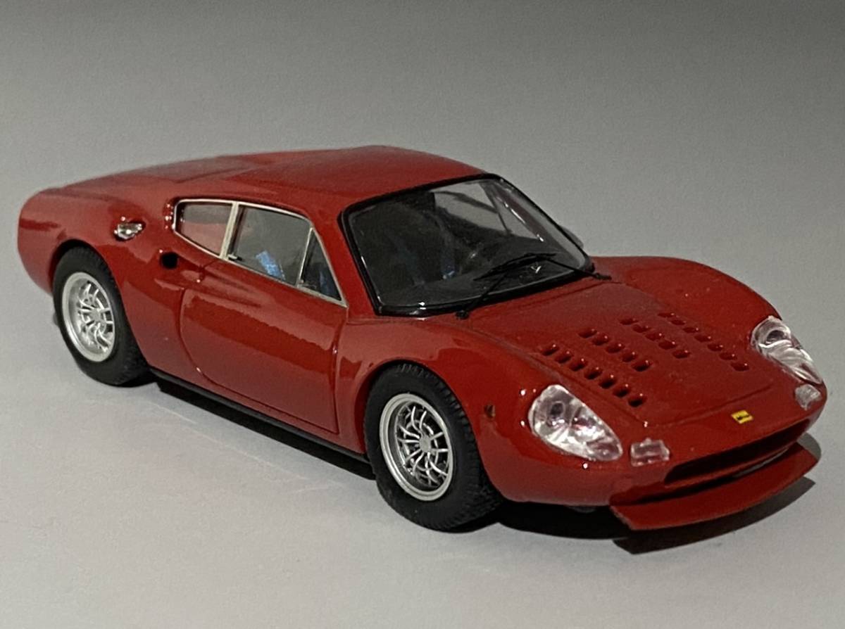 Bang 1/43 Ferrari Dino 246 GT LM Racing 1972 Red ◆ Predecessor - Dino 206 GT, Successor - Dino 308 GT4 2+2 ◆ ディノ バング 7285_画像1