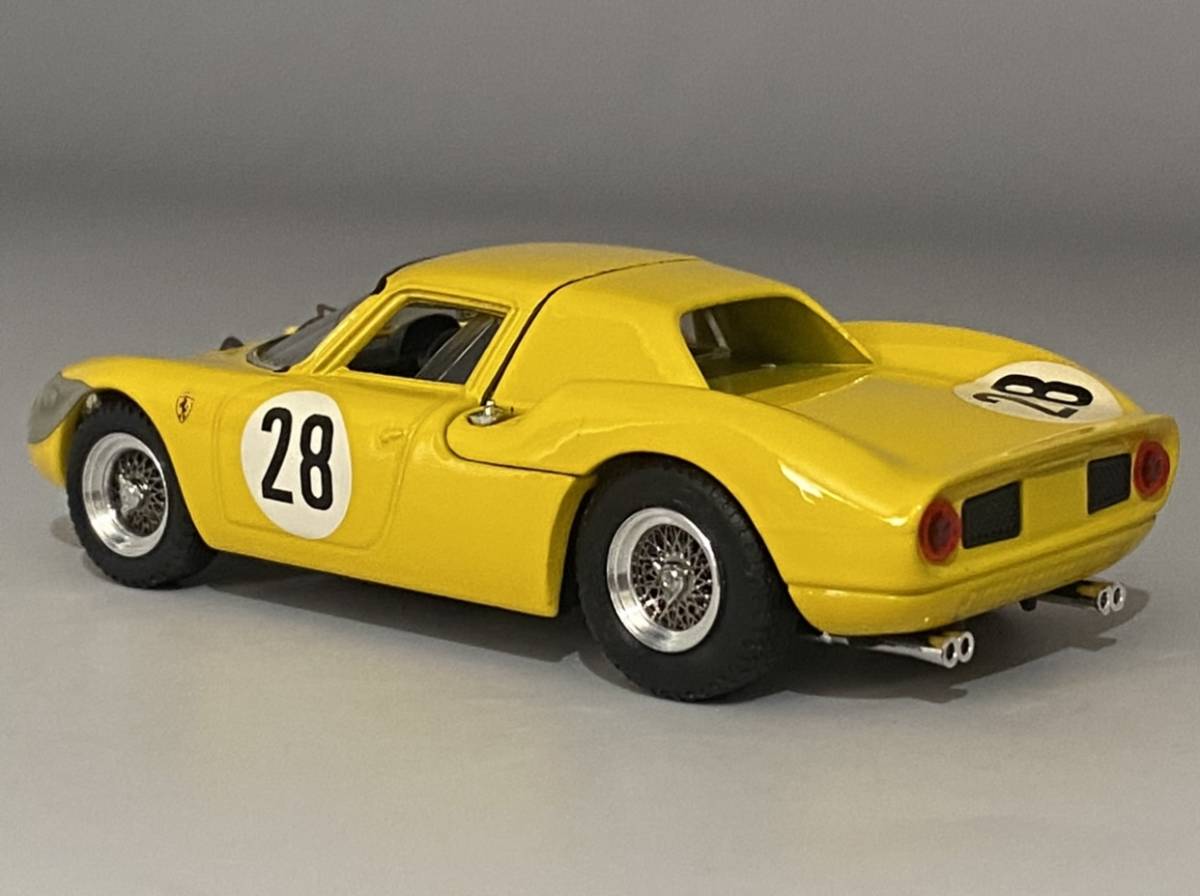 Best Model 1/43 Ferrari 250 LM #28 Paris 1000km 1966 * Gustave Gosselin / Pierre Noblet * Ferrari Best Model 9166