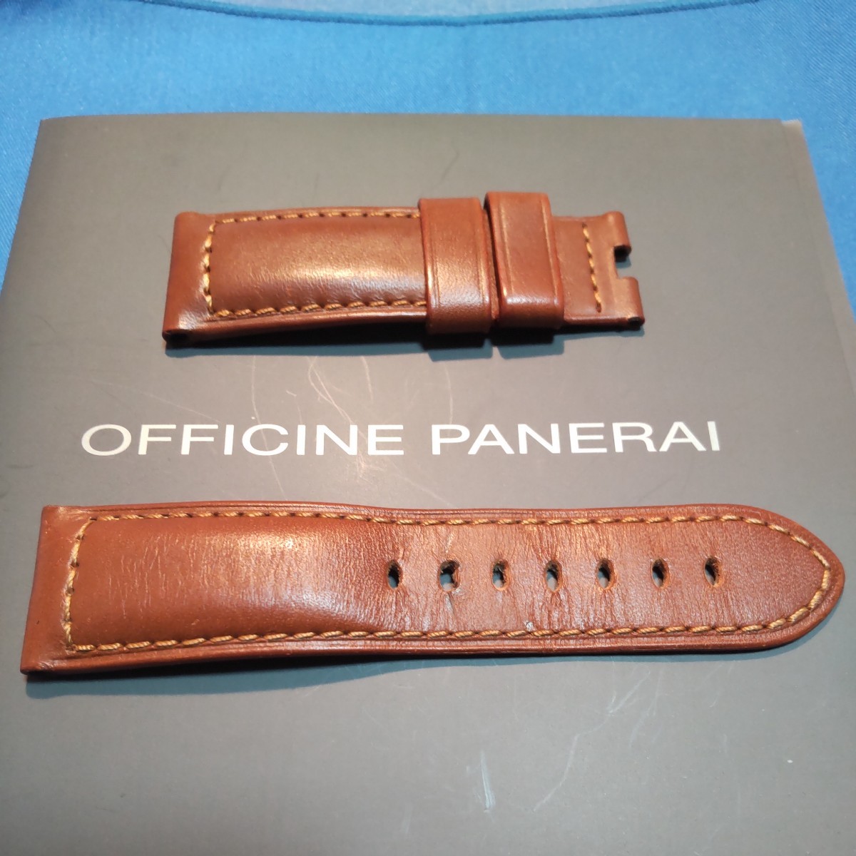 OFFICINE PANERAI オフィチーネ パネライ 純正 正規 カーフ 茶