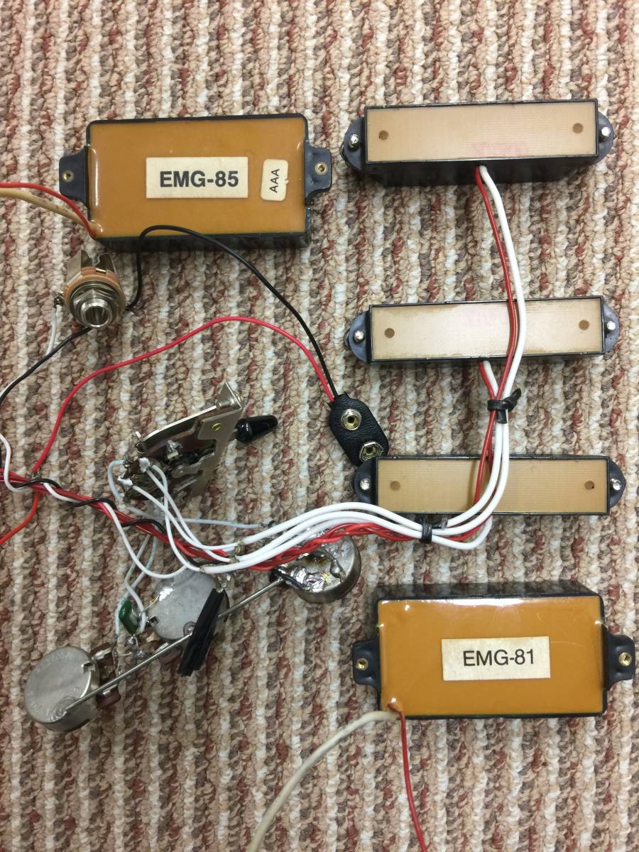 キャラメルバックてんこ盛りセット! EMG SA3発サーキットASSY付き&85