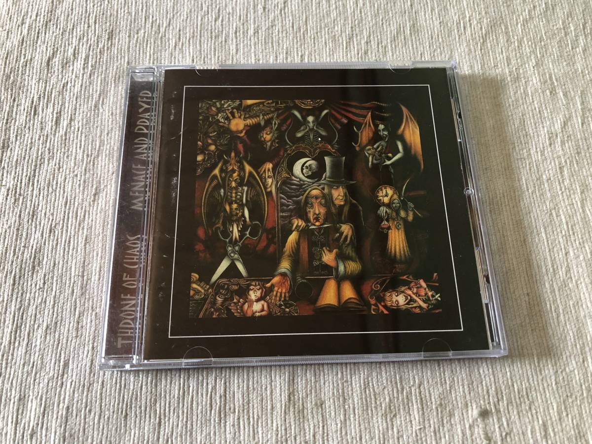 CD　　THRONE OF CHAOS　　スローン・オブ・ケイオス　　『MENACE AND PRAYER』　　MICP-10198_画像1