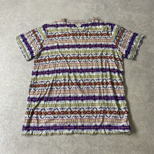 日本製】 ☆DRIES VAN NOTEN◇ネイティブ柄ニットプリント Tシャツ