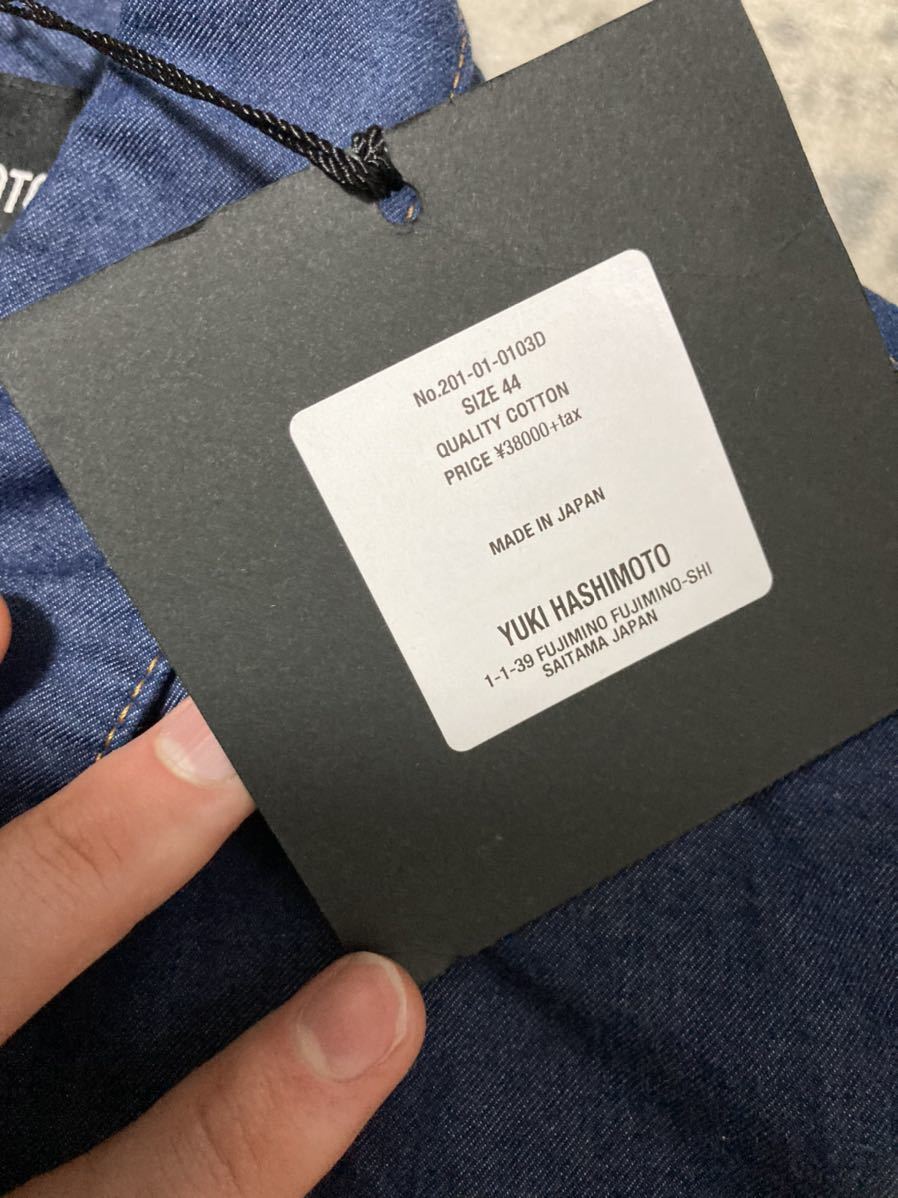 YUKI HASHIMOTO ユウキハシモト 20SS 変形 デニム半袖シャツ|PayPayフリマ