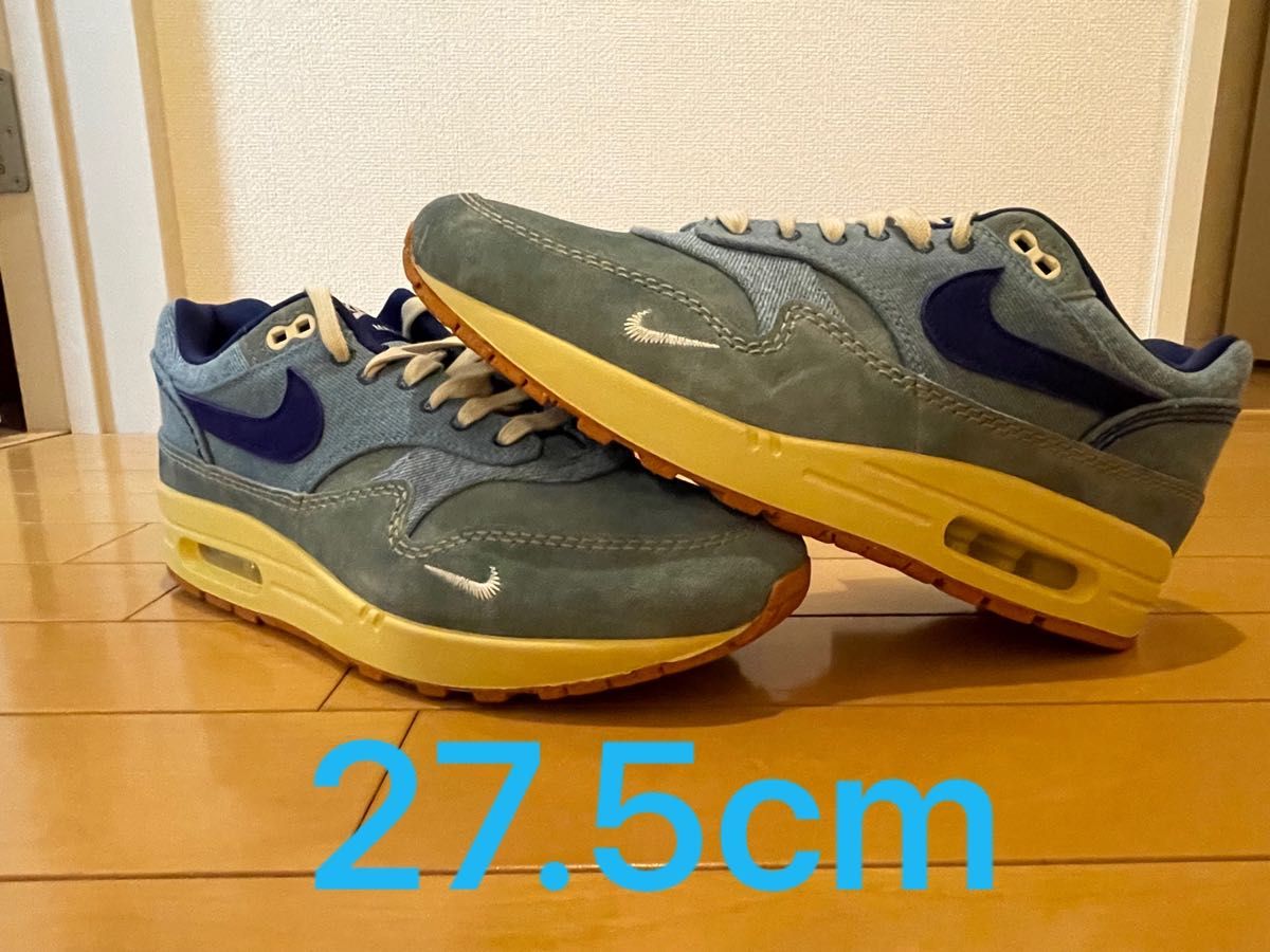ナイキ エアマックス1 プレミアム ダーティーデニム 27.5cm