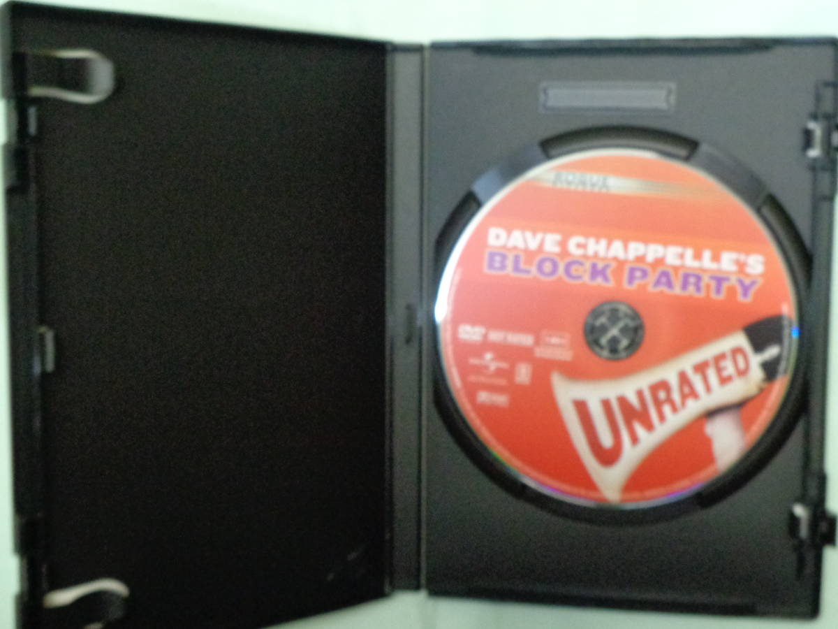 D10▲DVD　UNRATED　DAVE CHAPPELLE'S BLOCK PARTY　海外映画_画像2