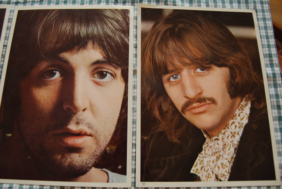 【値下げ・送料無料】The Beatles ビートルズ ポートレートのみ【WHITE ALBUM】1970年代前半米盤に付属 中古 綺麗です_画像4