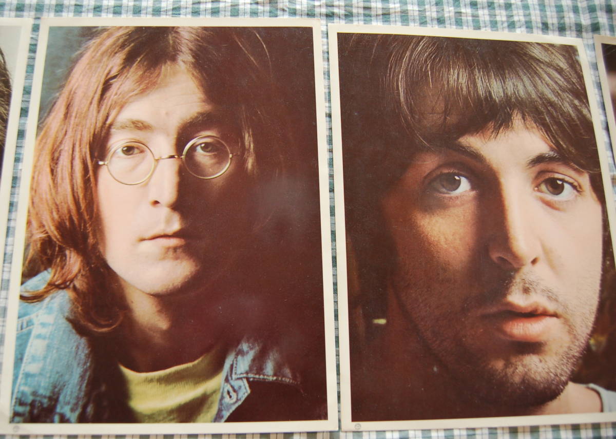 【値下げ・送料無料】The Beatles ビートルズ ポートレートのみ【WHITE ALBUM】1970年代前半米盤に付属 中古 綺麗です_画像3