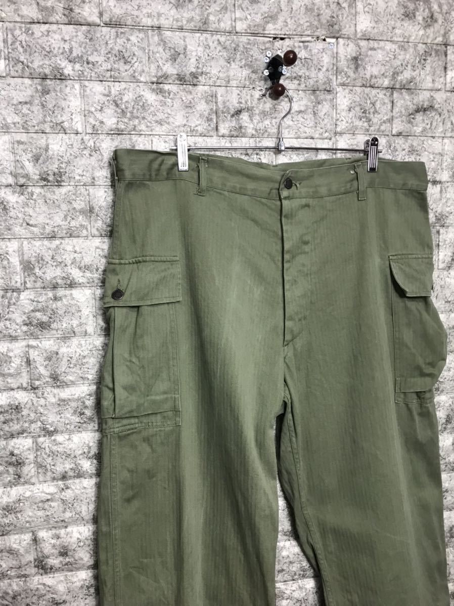 良品 40s 米軍 実物 USARMY M43 HBT フィールド ビッグサイズ